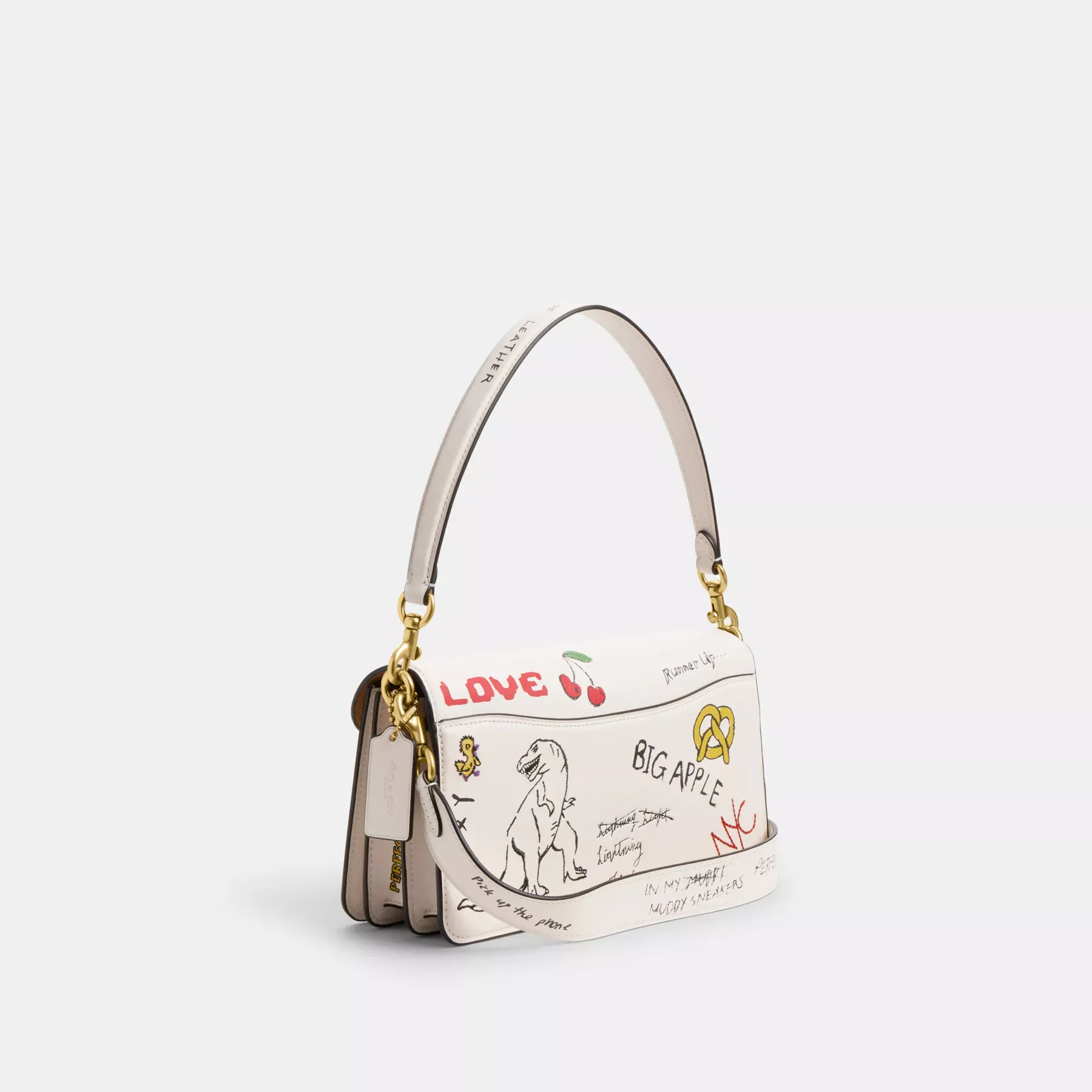Tabby Shoulder Bag 26 With Sketch Print Tabby Shoulder Bag 26 With Sketch Print