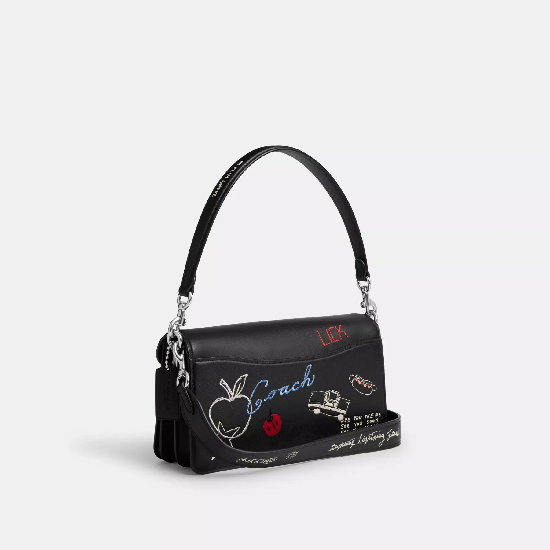 Tabby Shoulder Bag 26 With Sketch Print Tabby Shoulder Bag 26 With Sketch Print