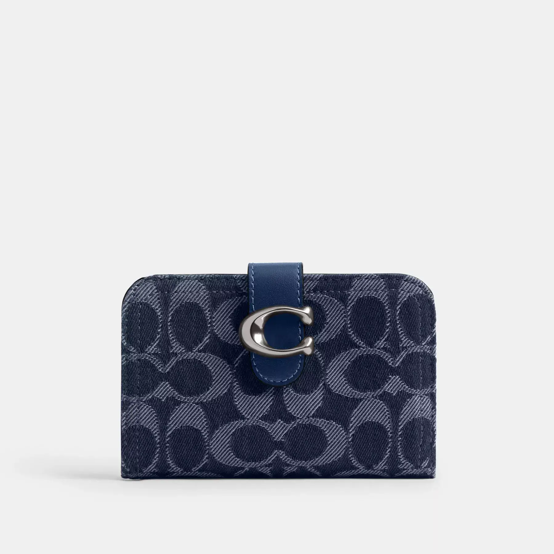 Tabby Wallet In Signature Denim Tabby Wallet In Signature Denim