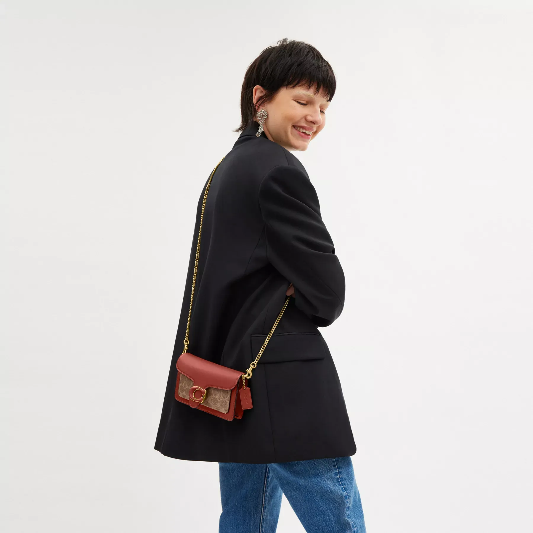 Tabby Wristlet In Signature Canvas Tabby Wristlet In Signature Canvas