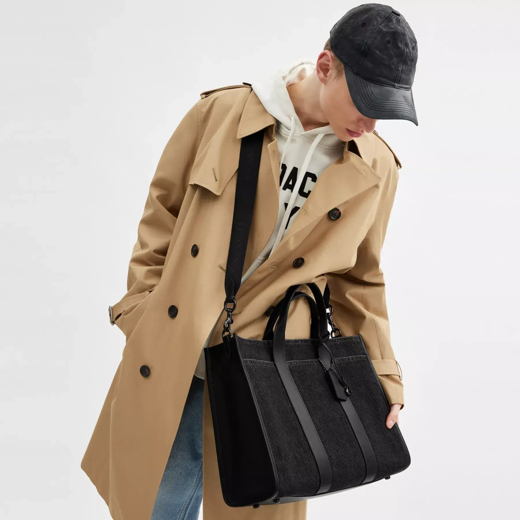 Wesley Tote In Denim Wesley Tote In Denim