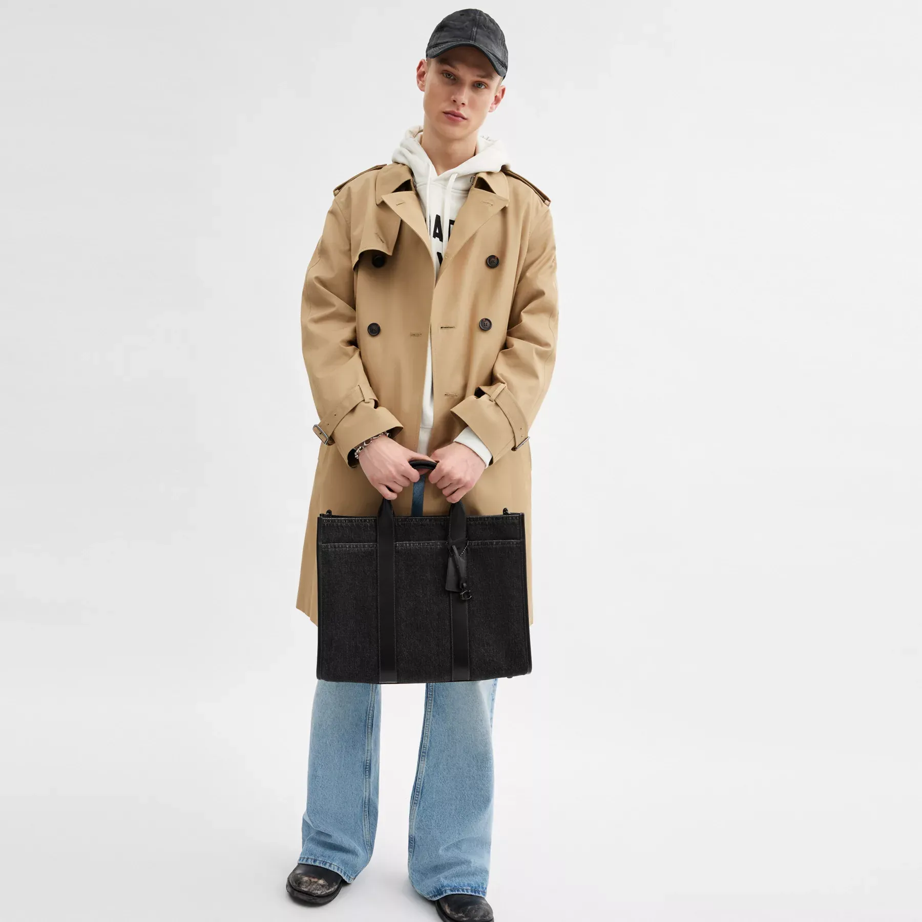 Wesley Tote In Denim Wesley Tote In Denim