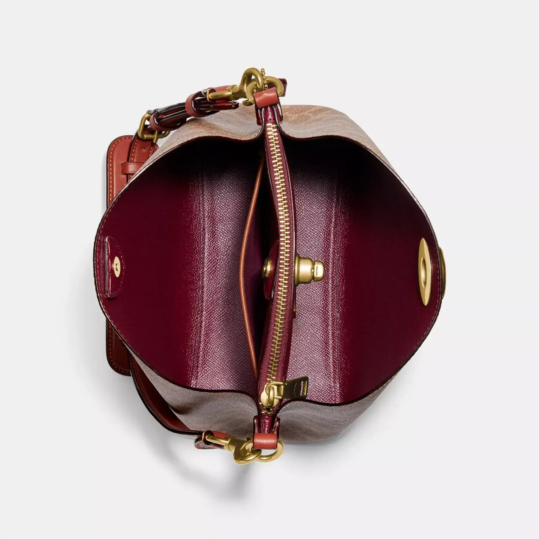 Willow Bucket Bag In Signature Canvas Willow Bucket Bag In Signature Canvas