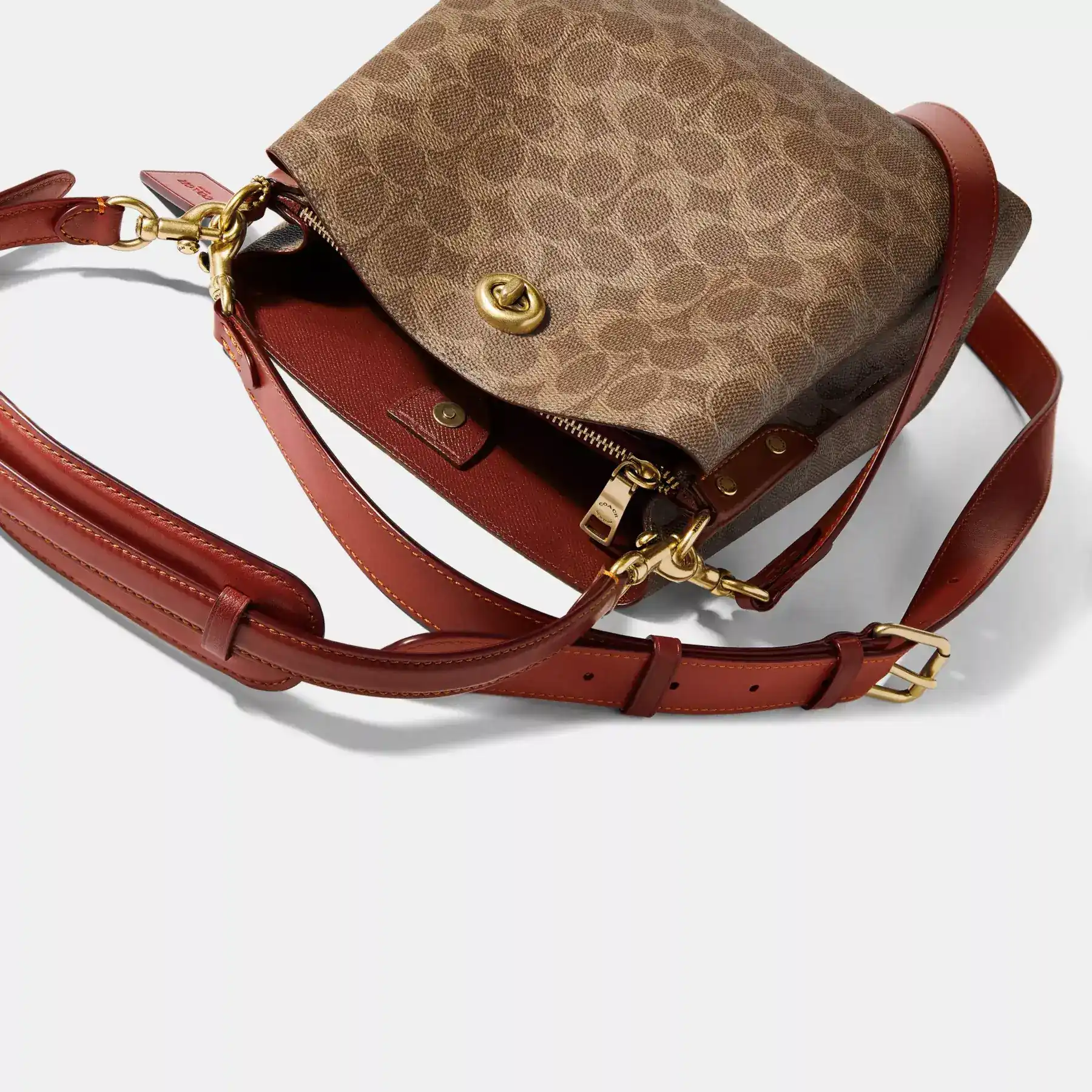 Willow Bucket Bag In Signature Canvas Willow Bucket Bag In Signature Canvas
