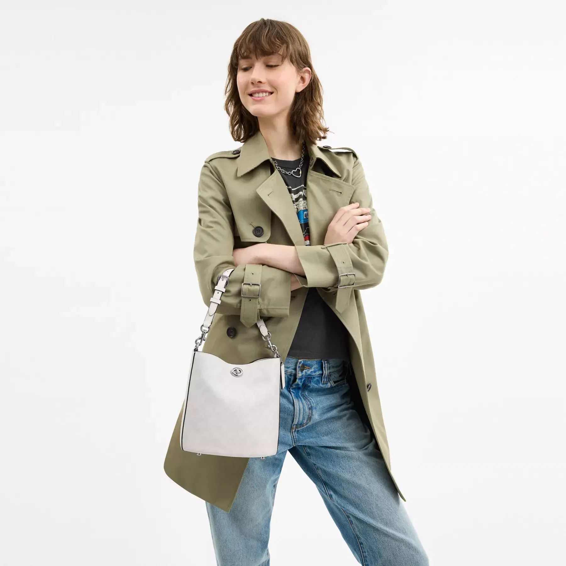 Willow Soft Bucket Bag 19 In Signature Canvas Willow Soft Bucket Bag 19 In Signature Canvas