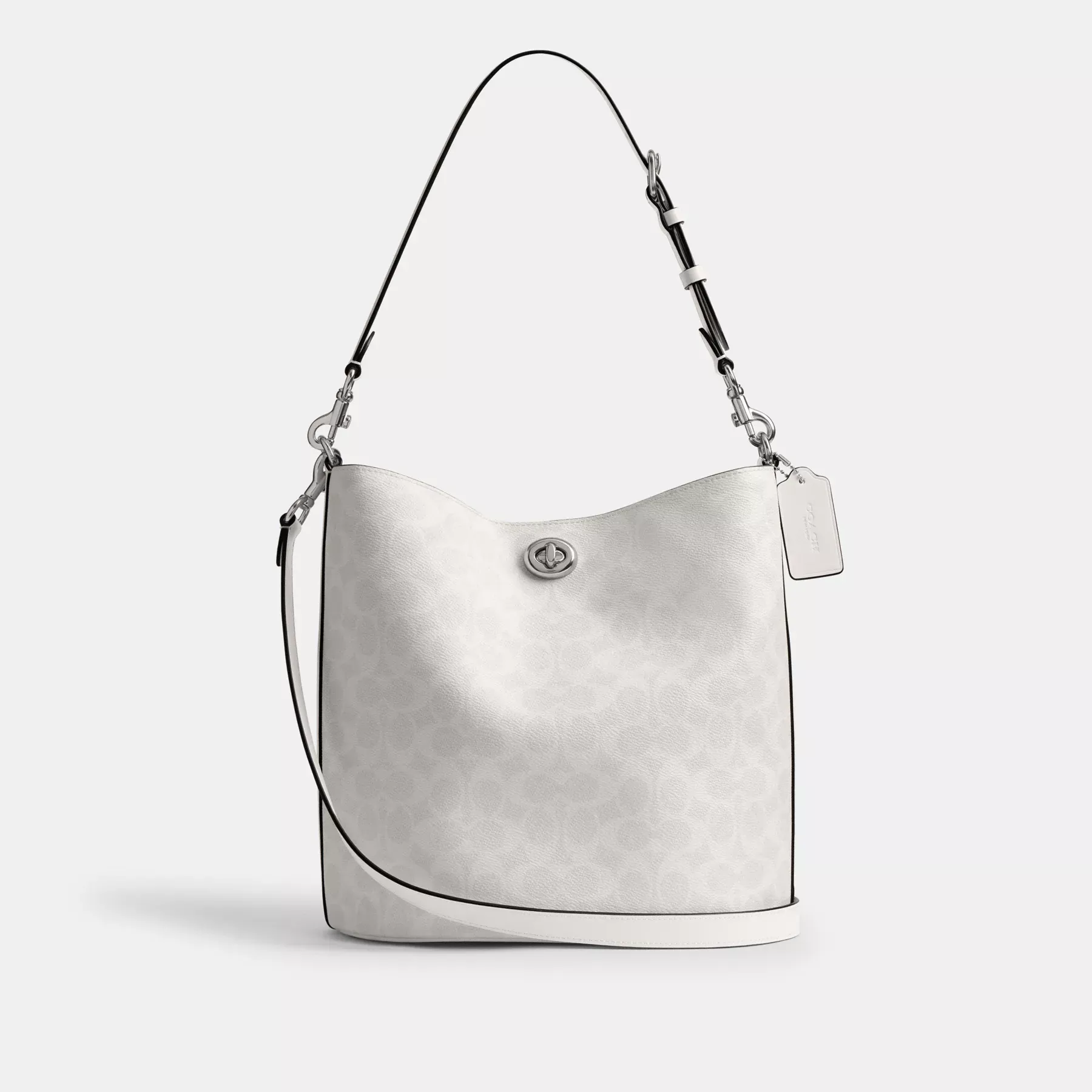 Willow Soft Bucket Bag In Signature Canvas Willow Soft Bucket Bag In Signature Canvas