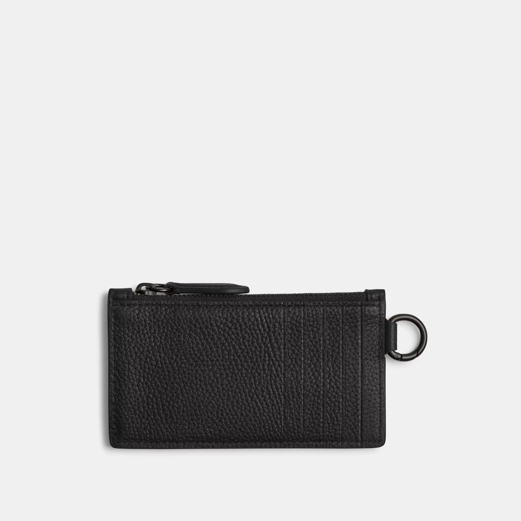 Zip Card Case With Coach Graphic